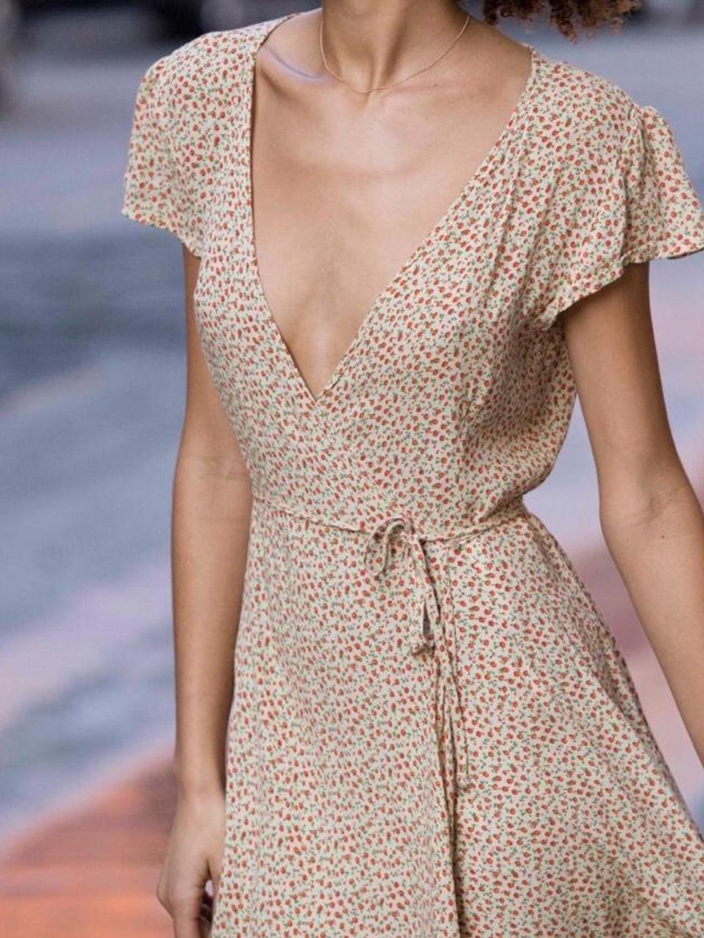 Brandy Melville Mini Wrap Dress // One Size fits Xsmall Small Medium
